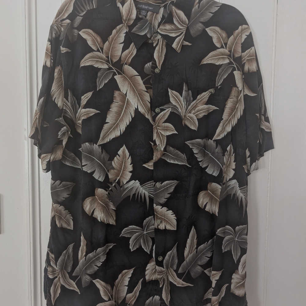 Mens XL Croft And Barrows Short Sleeve Shirt